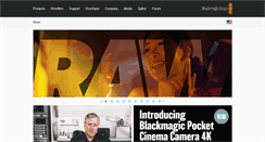 Desktop Screenshot of blackmagicdesign.com