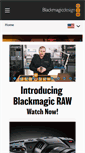 Mobile Screenshot of blackmagicdesign.com